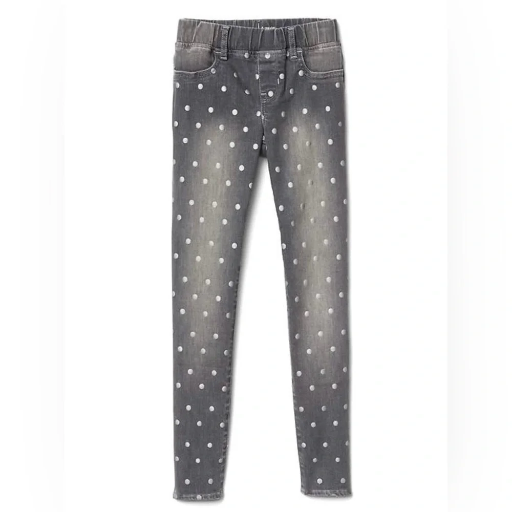 GAP - GIRLS polkadotted Silver Dot Leggings